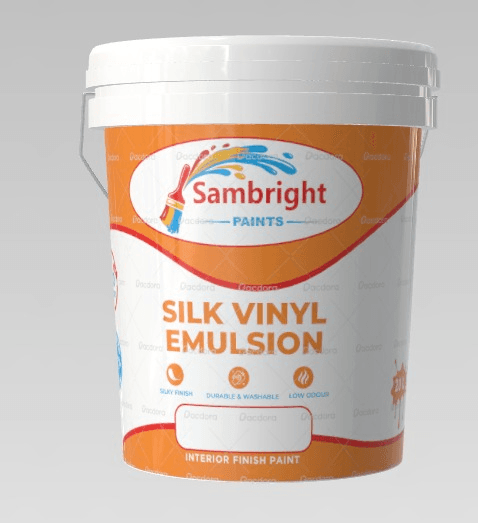 Sambright Silk Vinyl Luxury Emulsion 20L Paint Bucket - Washable Satin Interior Paint Nairobi Kenya